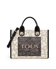 Бежевая сумка Amaya Kaos Icon с логотипом Tous, бежевый