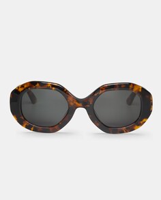 Женские солнцезащитные очки из ацетата геометрического цвета, гавана Mr. Boho, коричневый