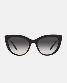 Черные женские солнцезащитные очки «кошачий глаз» из ацетата Dolce &amp; Gabbana, черный
