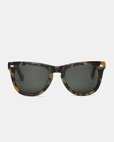 Светло-коричневые солнцезащитные очки «кошачий глаз» из ацетата Mr. Boho, коричневый