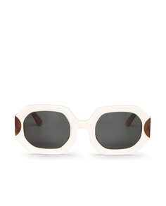 Женские солнцезащитные очки в разноцветной ацетатной оправе Mr. Boho, коричневый