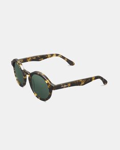 Солнцезащитные очки-унисекс Mr. Boho в круглой оправе из ацетата коричневого черепахового цвета Mr. Boho, коричневый