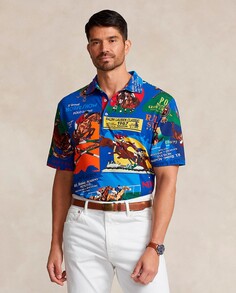 Мужская рубашка-поло стандартного кроя из хлопка больших размеров Polo Ralph Lauren, мультиколор