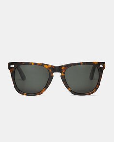 Солнцезащитные очки «кошачий глаз» из коричневого ацетата Mr. Boho, коричневый