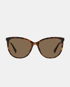 Овальные женские солнцезащитные очки Havana с поляризационными линзами Polaroid Originals, коричневый