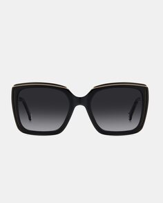 Квадратные женские солнцезащитные очки из ацетата гаваны Carolina Herrera, коричневый