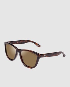 Солнцезащитные очки Havana в квадратной оправе Clandestine, коричневый
