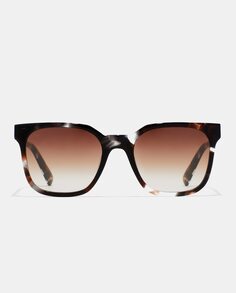 Солнцезащитные очки унисекс квадратной формы из ацетата гаваны Hawkers, коричневый
