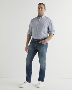 Мужские узкие синие джинсы больших размеров Hackett, синий