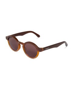 Солнцезащитные очки-унисекс Mr Boho в разноцветной ацетатной оправе с коричневыми линзами Mr. Boho, мультиколор