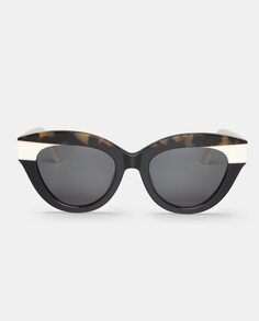 Разноцветные женские солнцезащитные очки «кошачий глаз» из ацетата Mr. Boho, мультиколор