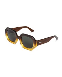 Женские солнцезащитные очки Mr Boho в черной ацетатной оправе с классическими линзами Mr. Boho, мультиколор