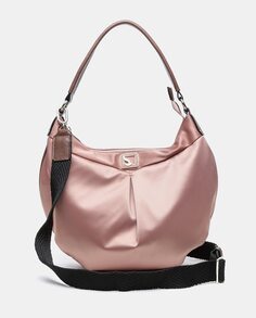 Розовая сумка на плечо Euphoria с атласным эффектом Abbacino, розовый
