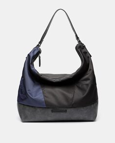 Черная сумка через плечо Euphoria из переработанных материалов Abbacino, черный
