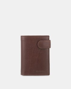 Светло-коричневый кожаный кошелек в американском стиле с логотипом El Potro, светло-коричневый