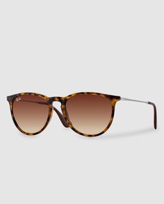 Коричневые солнцезащитные очки Erika Ray-Ban, коричневый