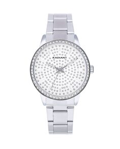 Женские часы Eclipse 38 мм RA578201 со стальным и серебряным ремешком Radiant, серебро