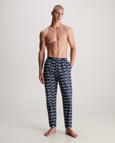 Мужские брюки-джоггеры синего цвета в стиле фэнтези Calvin Klein, серый