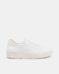 Женская спортивная обувь из растительного материала белого цвета yuccs, белый
