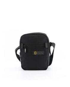 Мужская сумка через плечо на молнии черного цвета National Geographic, черный