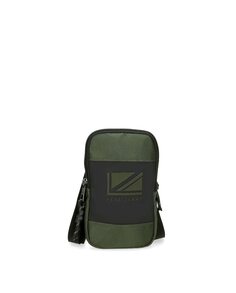 Мужская зеленая сумка для мобильного телефона Bromley с задним карманом Pepe Jeans, зеленый