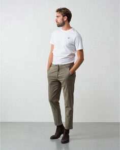 Зеленые классические мужские брюки чинос Etiem, зеленый