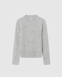 Базовый свитер для девочки СИАТИ Pepe Jeans, серый