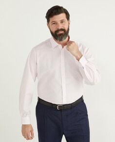 Мужская классическая рубашка в 500 полосок, большие размеры Dustin, розовый