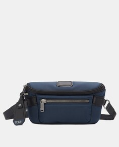Поясная сумка Classified темно-синего цвета с застежкой-молнией и регулируемым ремнем Tumi, темно-синий