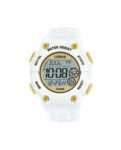 Мужские часы Sport man R2337PX9 с силиконовым и белым ремешком Lorus, белый