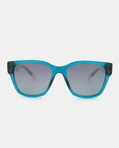 Женские солнцезащитные очки в квадратной оправе бирюзового цвета Mr. Wonderful, бирюзовый