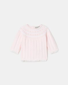 Двухцветный свитер для девочки Coconut El Corte Inglés, розовый