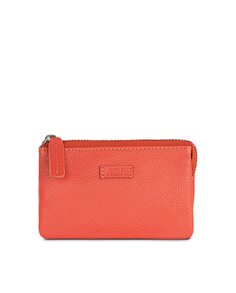 Красный женский кожаный кошелек Antwerp с RFID-защитой Jaslen, красный