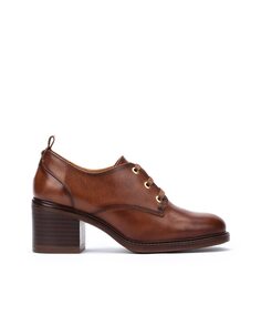 Женские кожаные туфли на шнуровке Pikolinos, коричневый