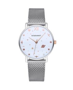 Женские часы Milky Way RA545203 со стальным и серебряным ремешком Radiant, серебро