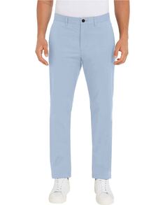 Мужские брюки-чиносы Denton стандартного кроя синего цвета Tommy Hilfiger, светло-синий