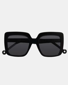 Черные женские солнцезащитные очки оверсайз с поляризационными линзами Parafina, черный