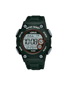Мужские часы Sport man R2329PX9 с силиконовым ремешком и черным ремешком Lorus, черный