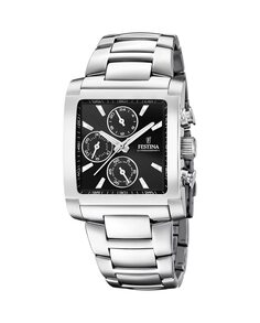 F20423/3 Timeless Хронограф Мужские часы из серебряной стали Festina, серебро