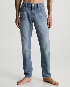 Джинсы мужские Authentic Straight джинсовые Calvin Klein Jeans, серый