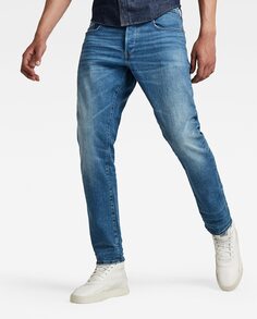 Синие зауженные мужские джинсы 3301 G-Star Raw, синий