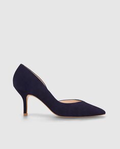 Женские туфли из замши темно-синего цвета Lodi, синий