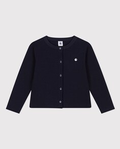 Хлопковый кардиган для мальчика/девочки Petit Bateau, синий