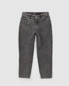 Серые хлопковые джинсы для девочек IKKS, серый