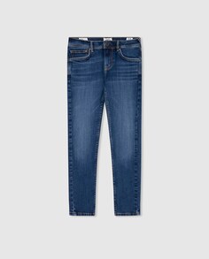 Джинсы модели FINLY для мальчика Pepe Jeans, темно-синий