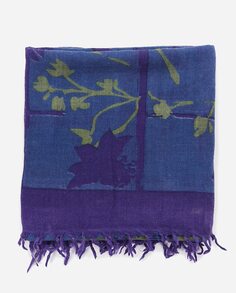 Женский шерстяной шарф Euphoria с сиреневым цветочным принтом Abbacino, сиреневый