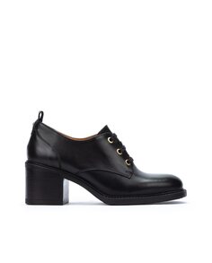 Женские кожаные туфли на шнуровке Pikolinos, черный