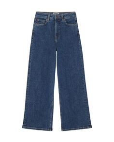 Широкие пятикарманные джинсы для девочки Tom Tailor, синий