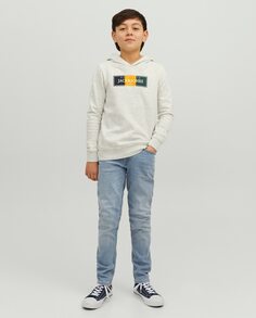 Узкие джинсы для мальчика Jack &amp; Jones, синий