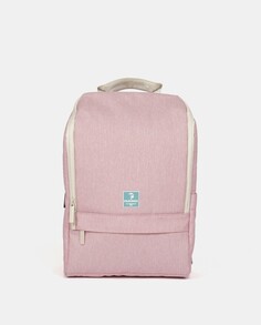 Средний водонепроницаемый рюкзак светло-розового цвета с десятью карманами и отделением для ноутбука Parimex Urban, розовый